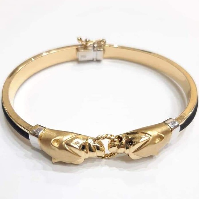 18 ct rose gold bracelet for gents