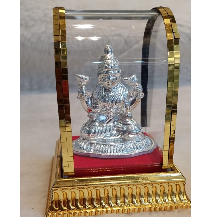 silver laxmiji murti