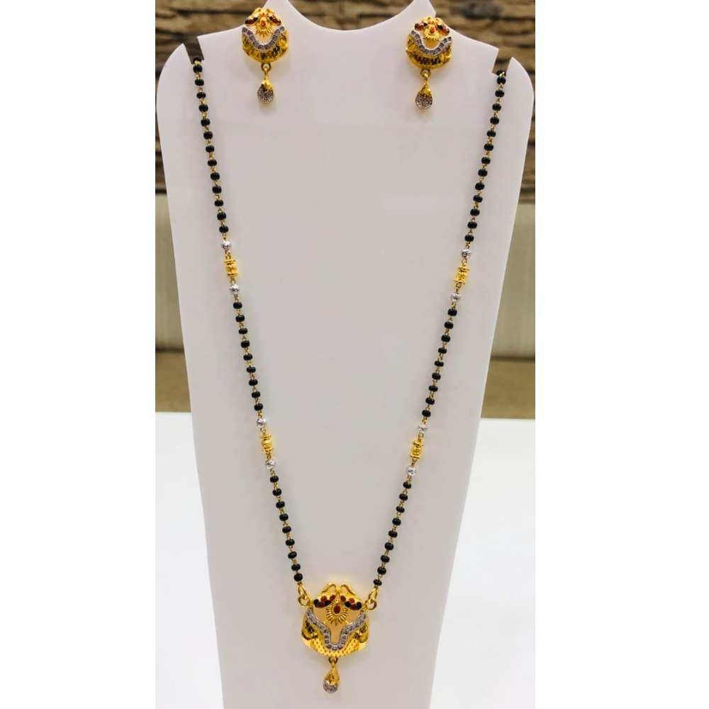 916 gold antique mangalsutra