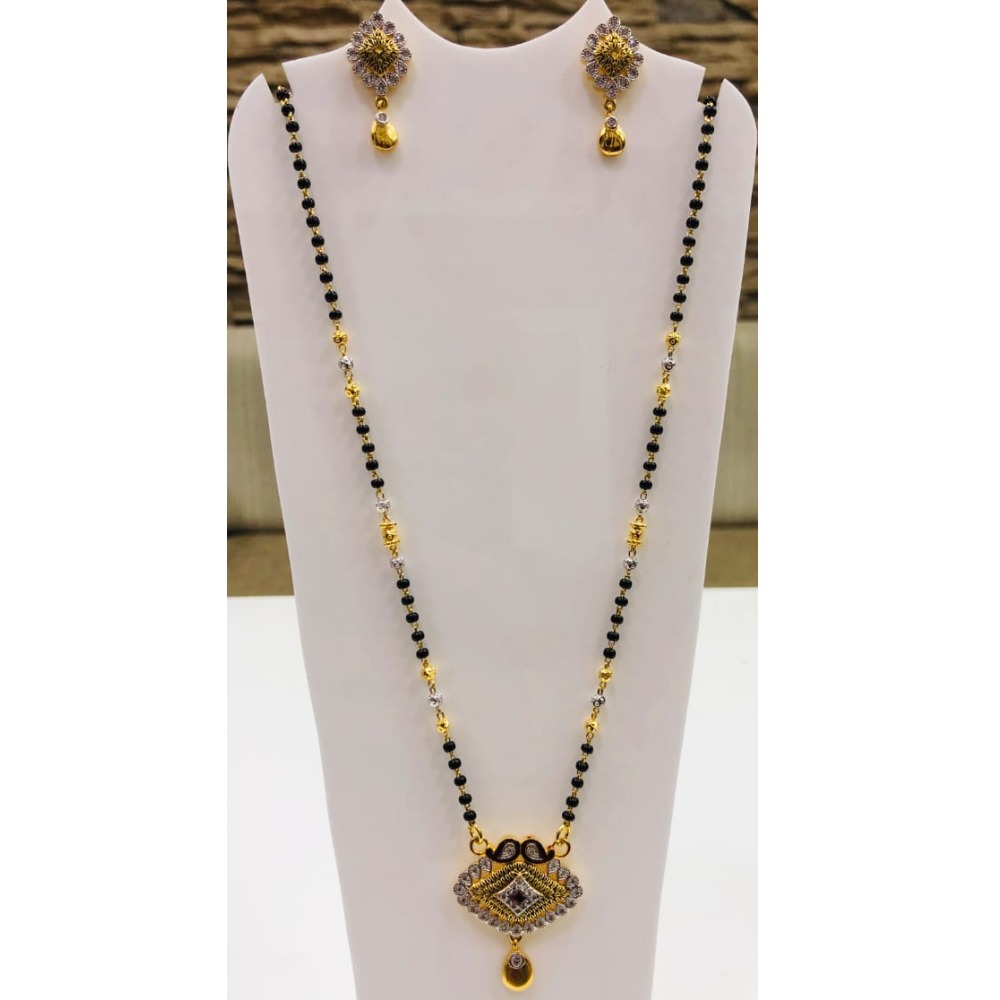 916 gold antique mangalsutra