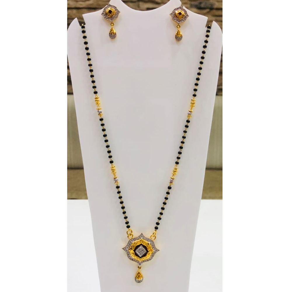 916 gold antique mangalsutra