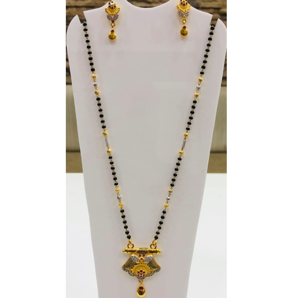 916 gold antique mangalsutra
