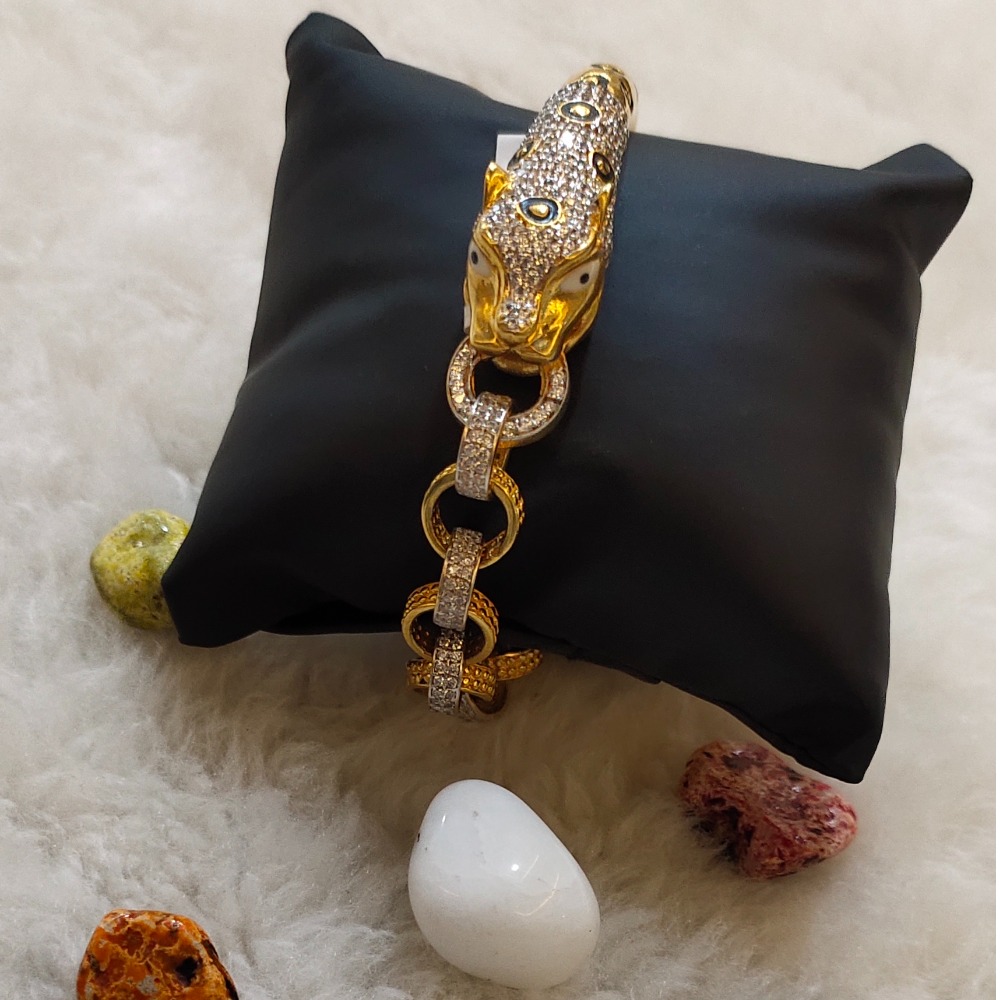 916 gold gents fancy kada