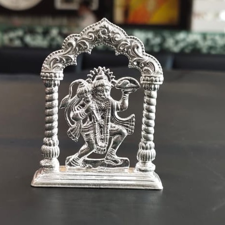silver hanumanji murti