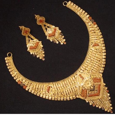 22 Ct 916 Gold Necklace Set