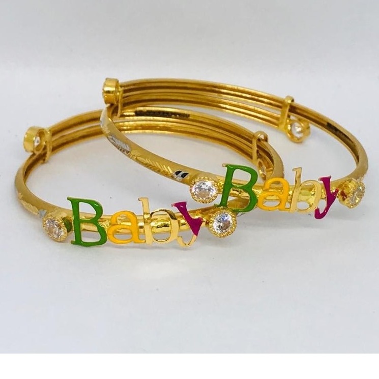 22 Kt 916 Gold Baccha Kadli