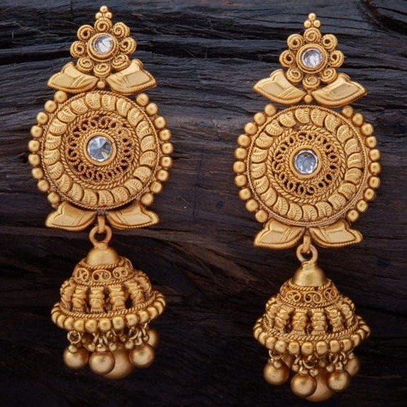 22 Kt 916 Gold Earring With Zummer
