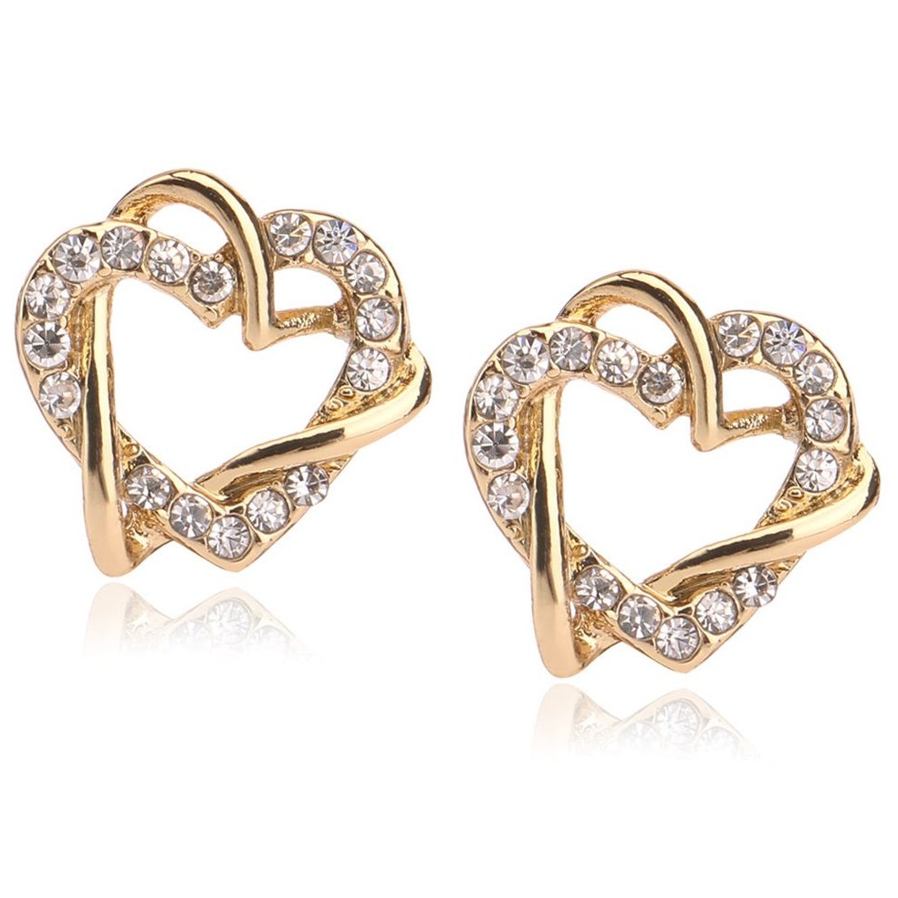 22 Kt 916 Gold Cz Diamond Earring