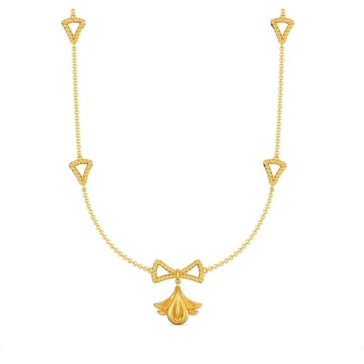 Gold 22kt necklace jewellery for women