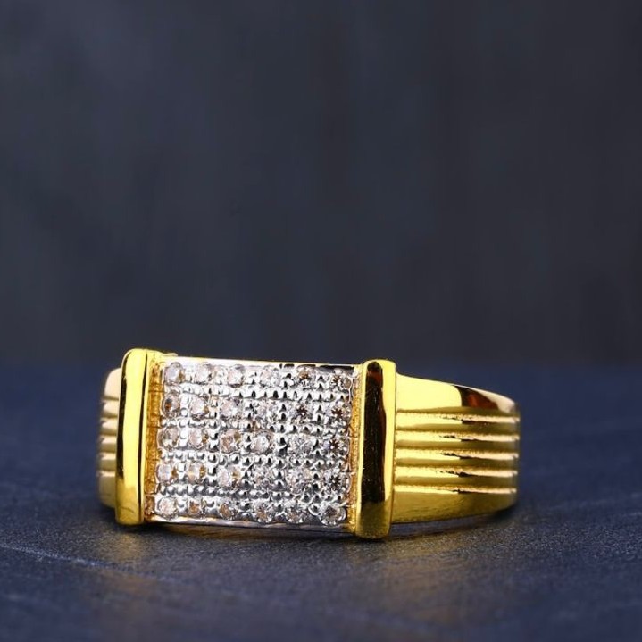 916 Gold Fancy Ring For Men