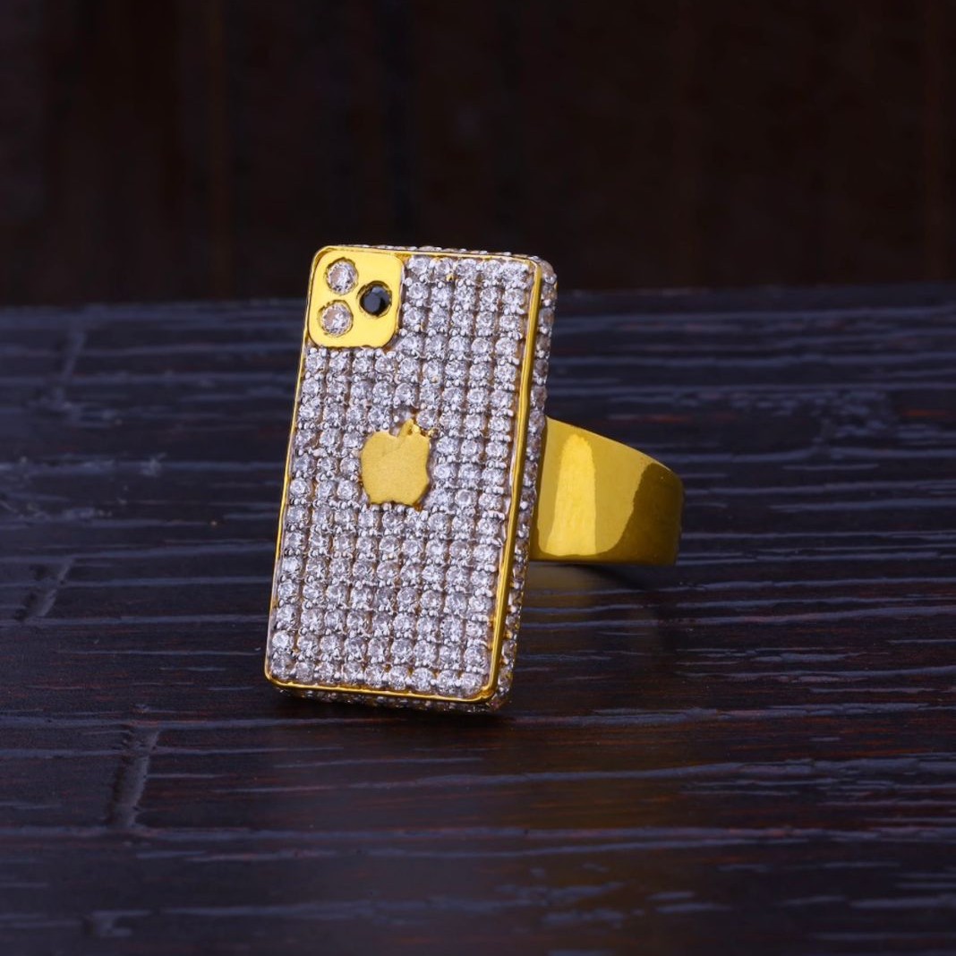 22Kt Gold Iphone Design Ring