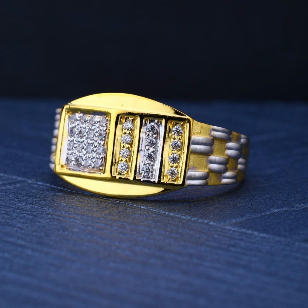 916 Gold Classic Mens Ring