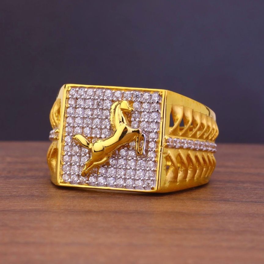 22K Gold Hallmarked Ring For Men