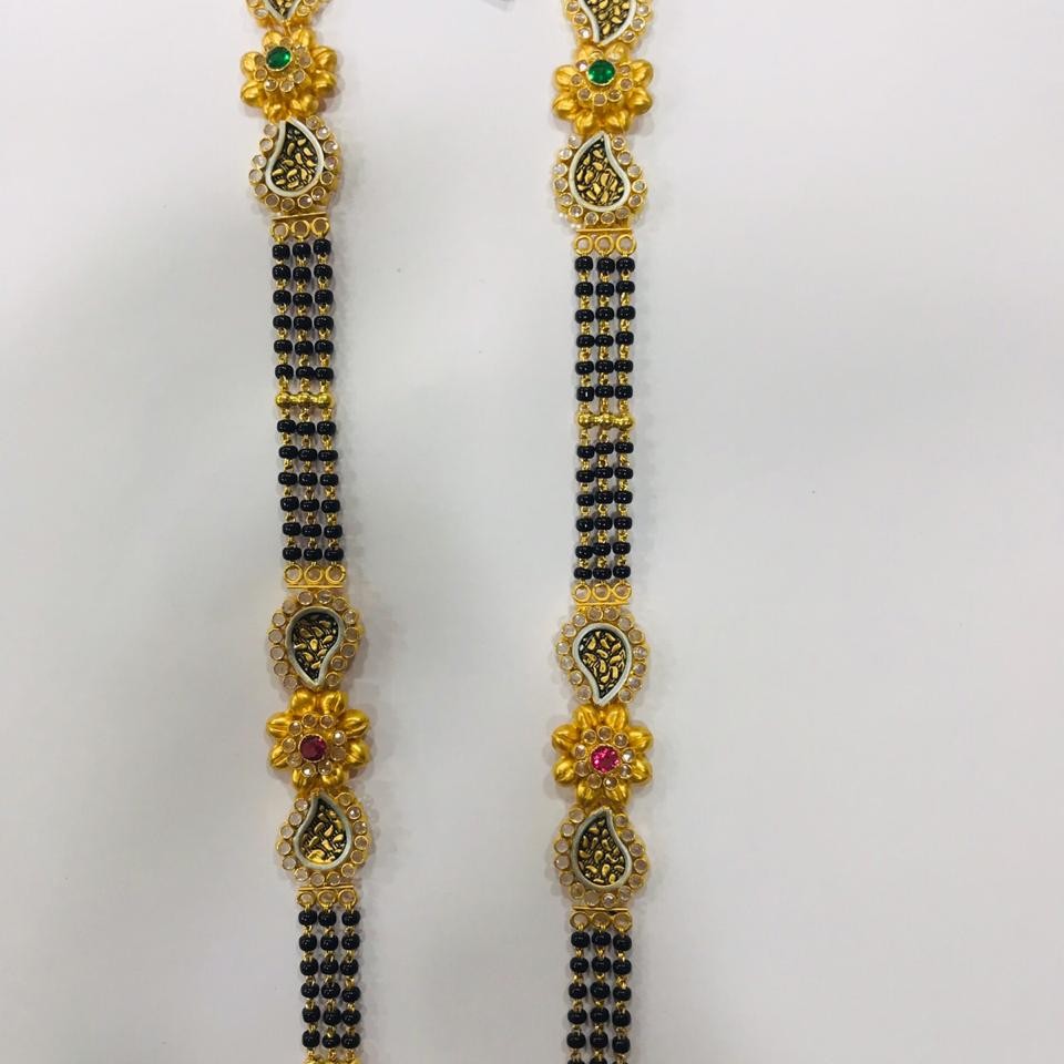 916 antique mangalsutra ams473