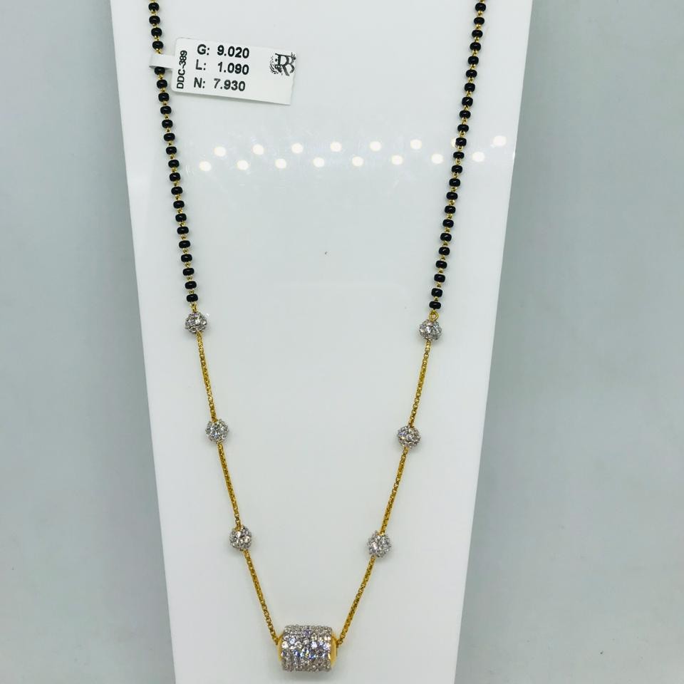 916 Daimond Dokiya Mangalsutra DDC389