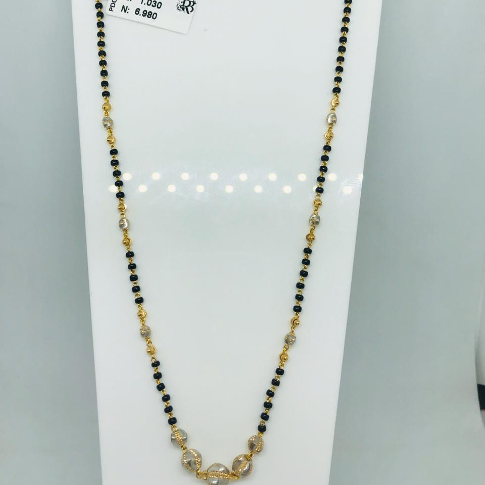 916 Mangalsutra plain Dokiya RBO PDC156