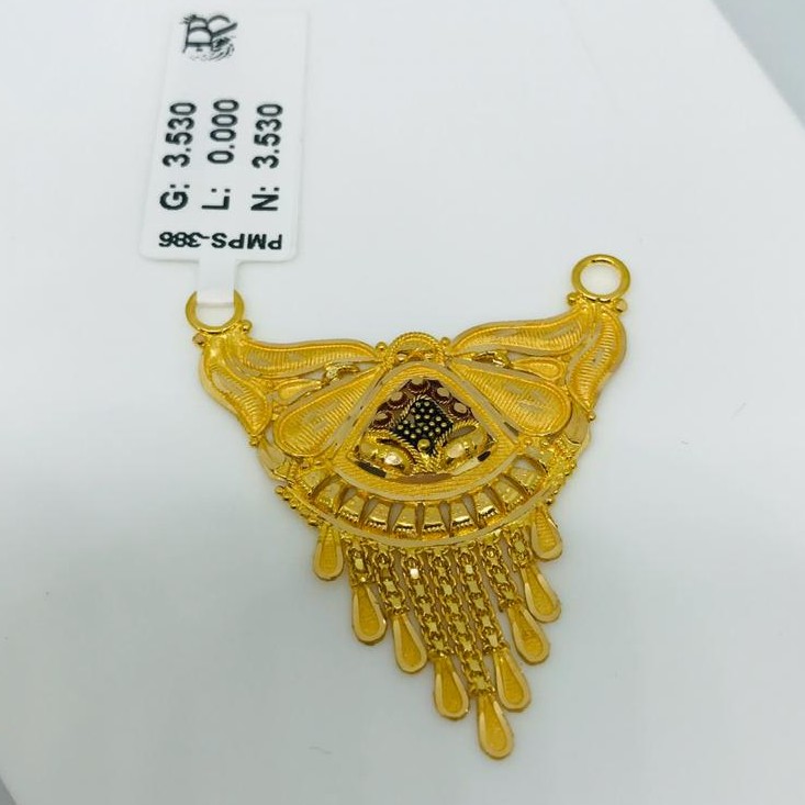 916 patara plain mangalsutra pendant rbo pmps386