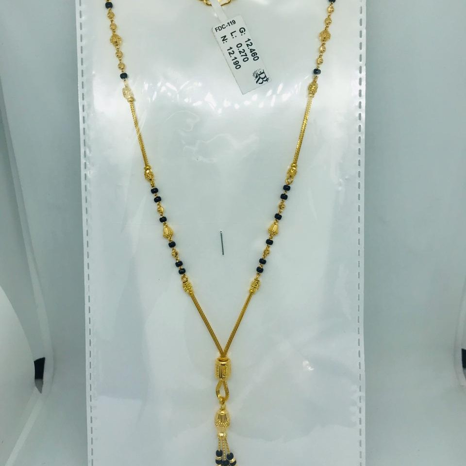 916 plain Fancy Mangalsutra Dokiya RBO FDC119