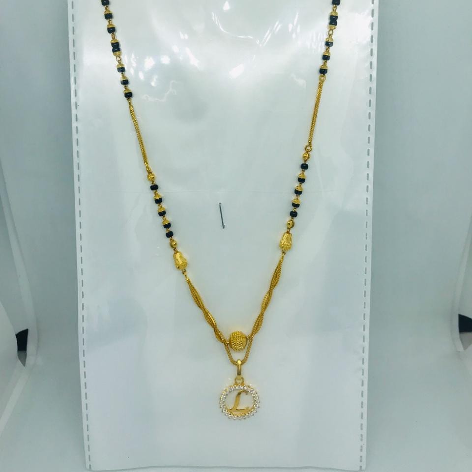 916 plain Fancy Mangalsutra Dokiya RBO FDC40