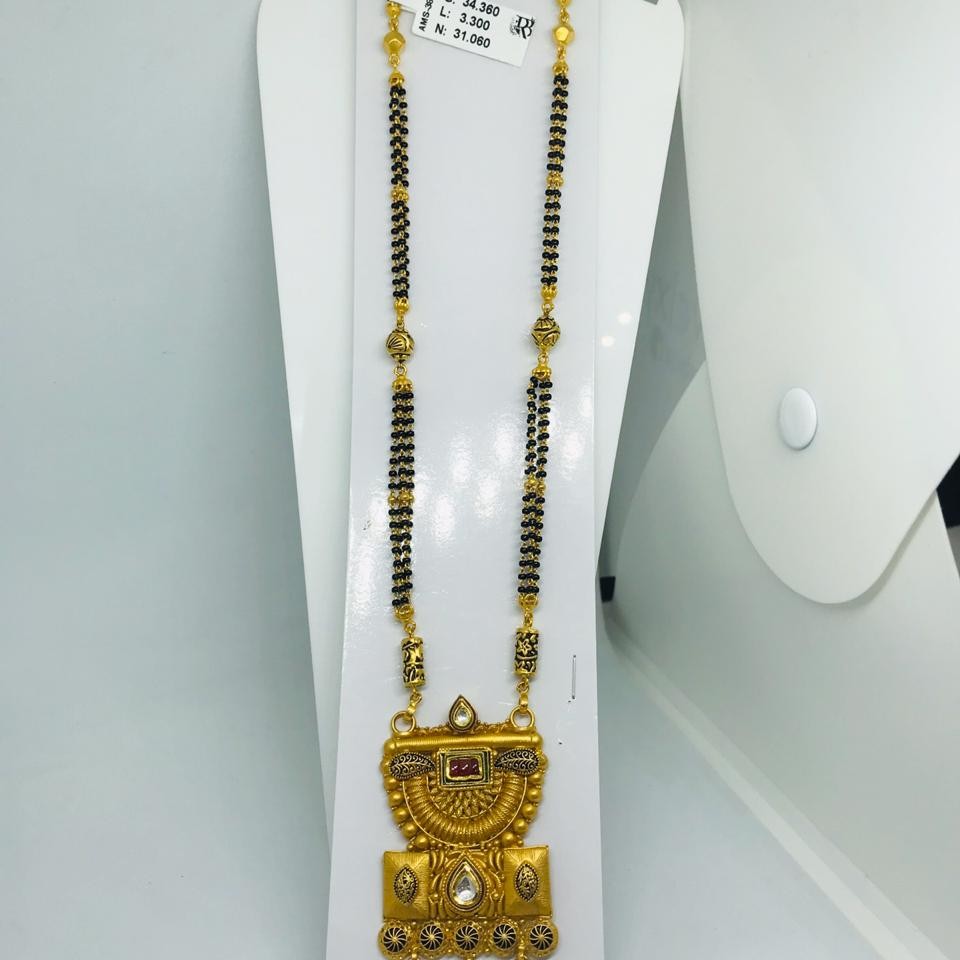 22k Antique Mangalsutra RBO AMS381