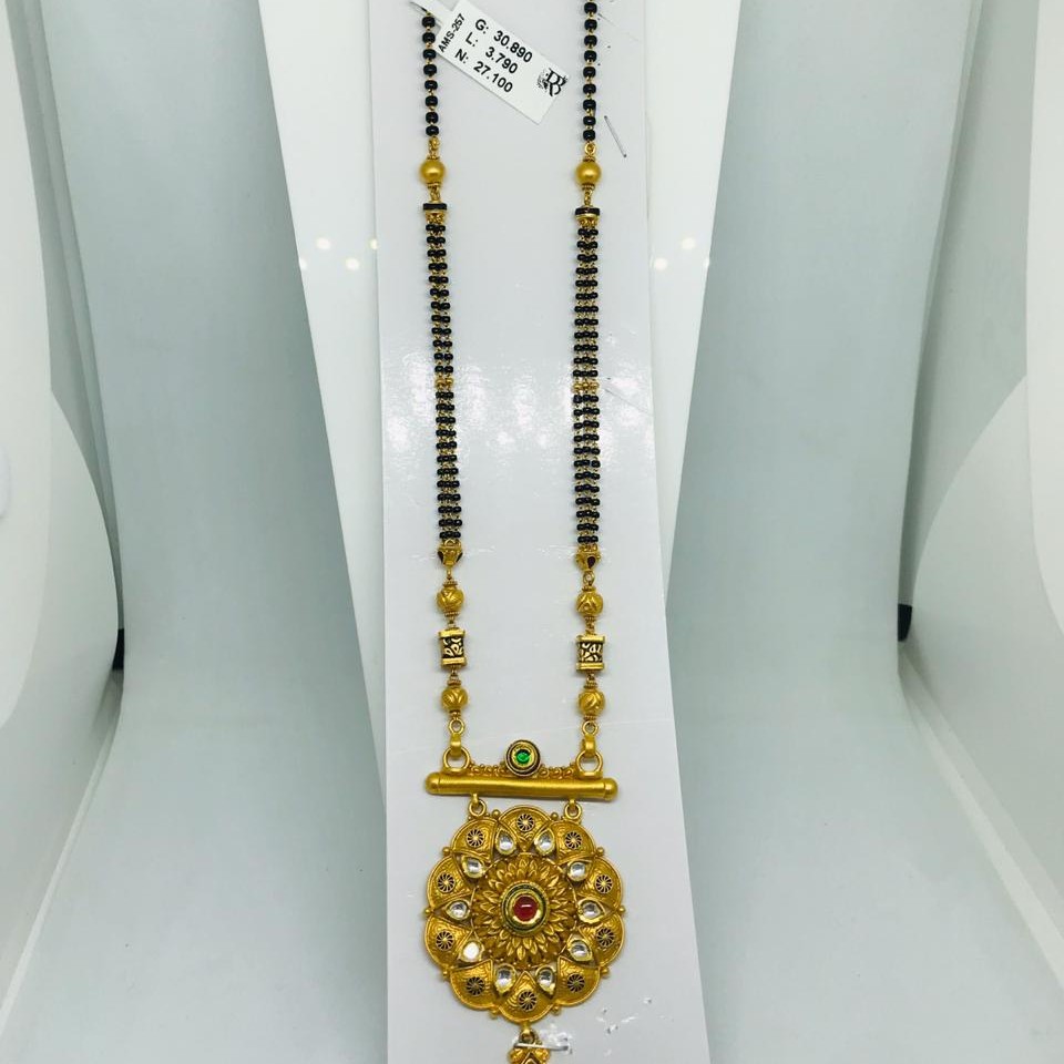 22k Antique Mangalsutra RBO AMS257