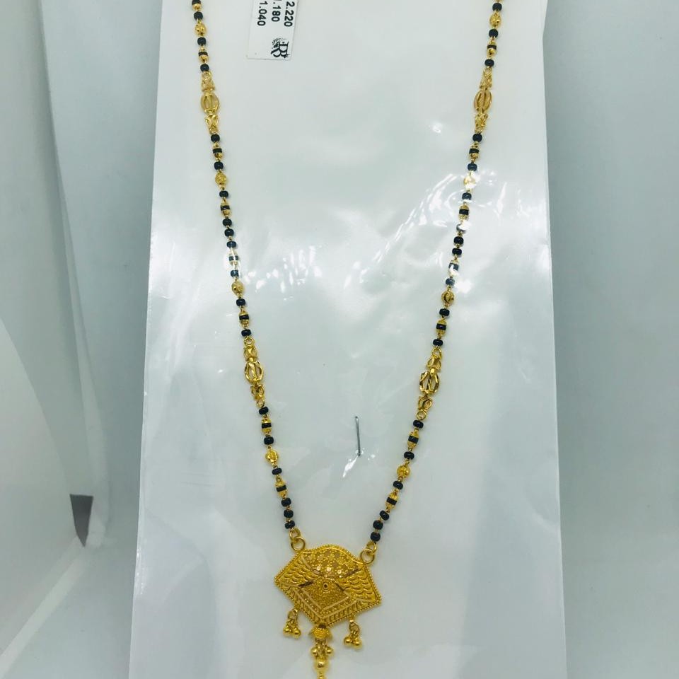 916 Plain Calcutti Mangalsutra Dokiya RBO CMS51