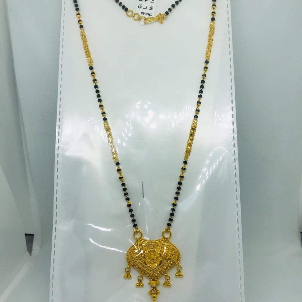 916 Plain Calcutti Mangalsutra Dokiya RBO CMS66