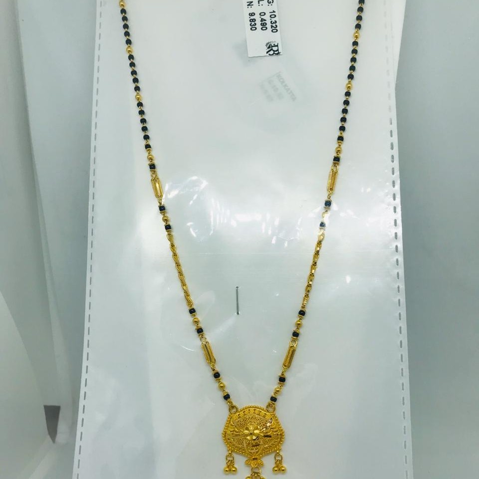 916 Plain Calcutti Mangalsutra Dokiya RBO CMS68