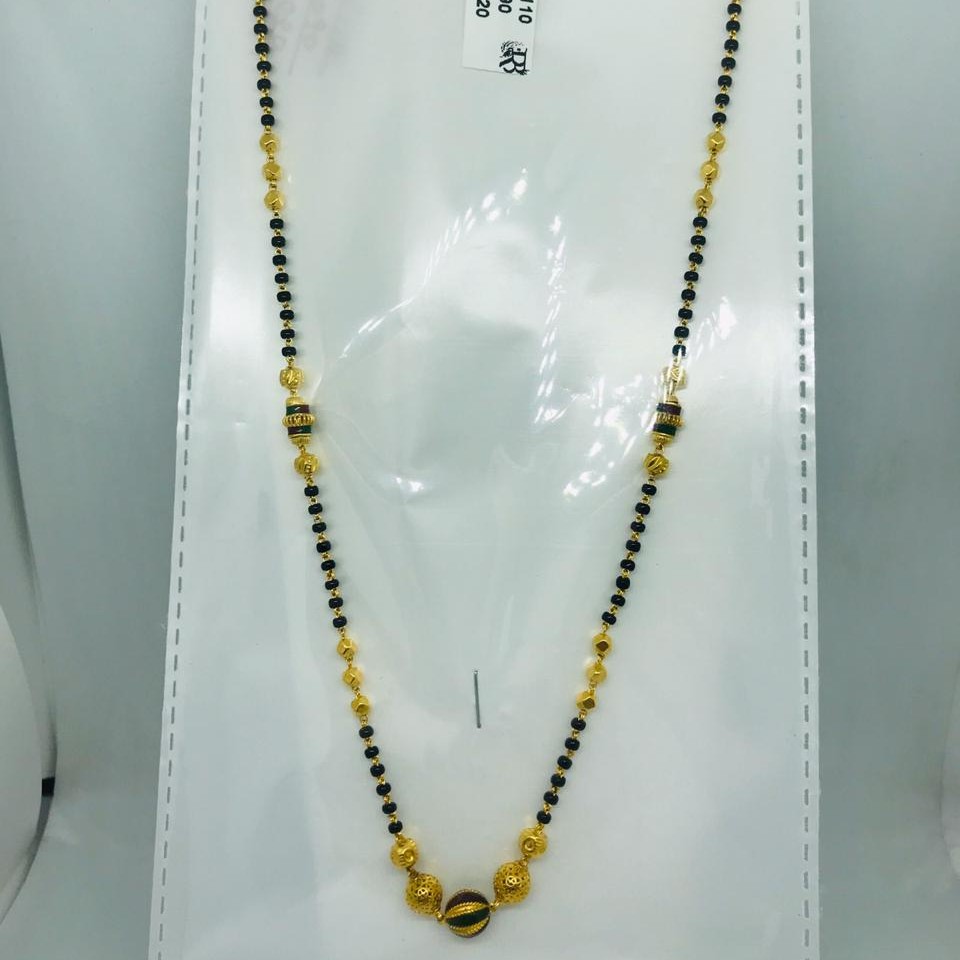 22k antique Mangalsutra dokiya rbc adc70