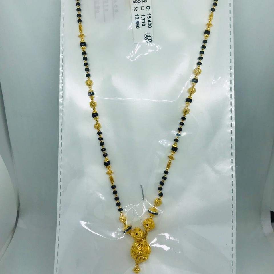 22k antique Mangalsutra dokiya rbc adc149