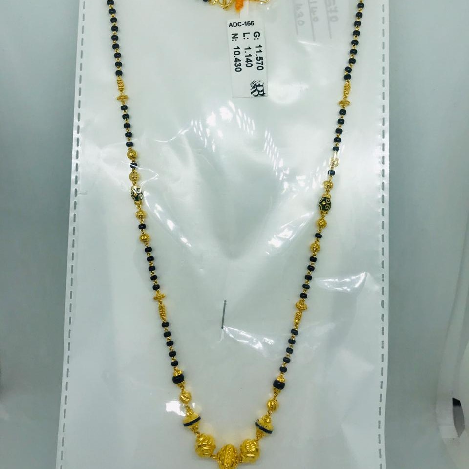 22k antique Mangalsutra dokiya rbc adc156