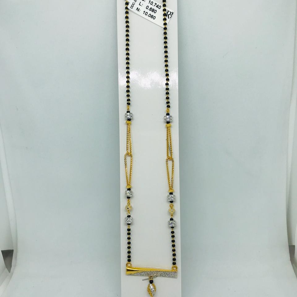 916 Diamond Mangalsutra Dokiya RBO DDC264
