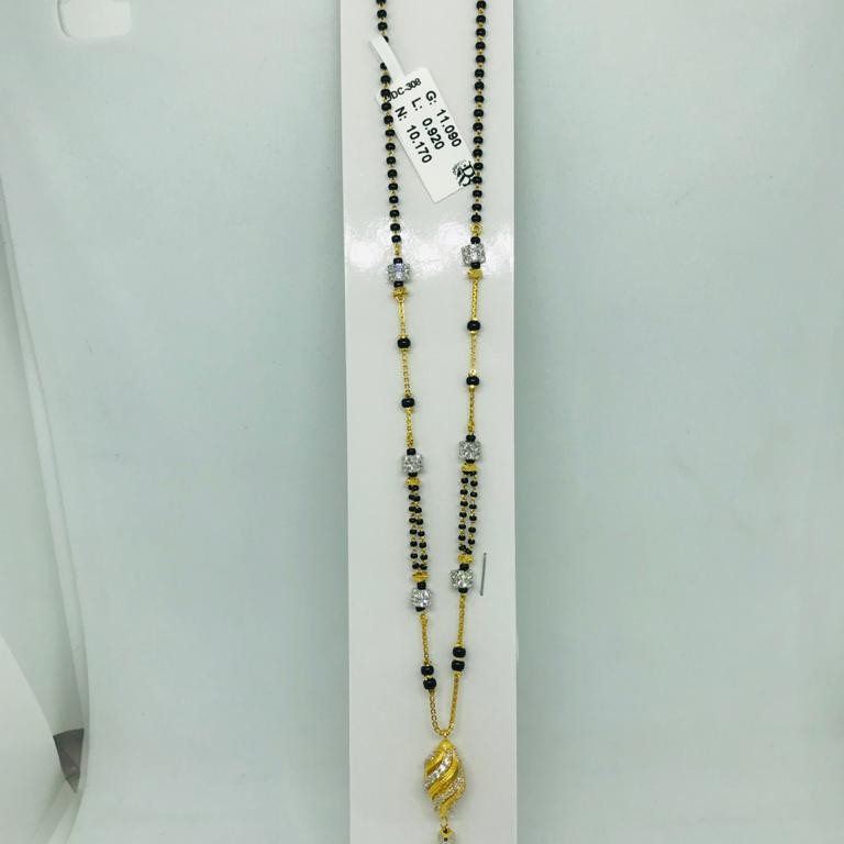 916 Diamond Mangalsutra Dokiya RBO DDC308