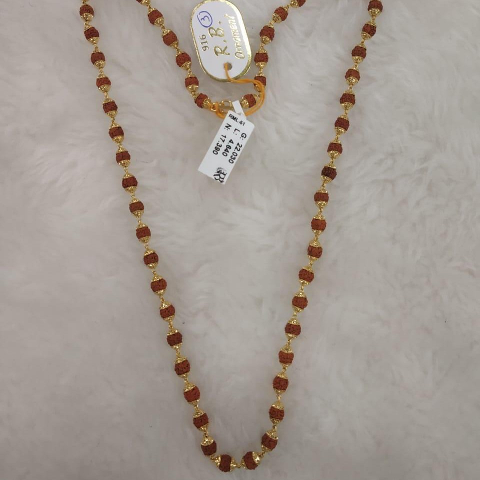 916 Rudrax mala 24 inch RBO RML41