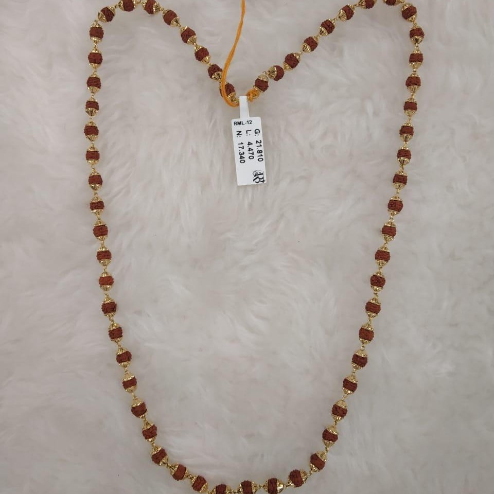 916 Rudrax mala 24 inch RBO RML12