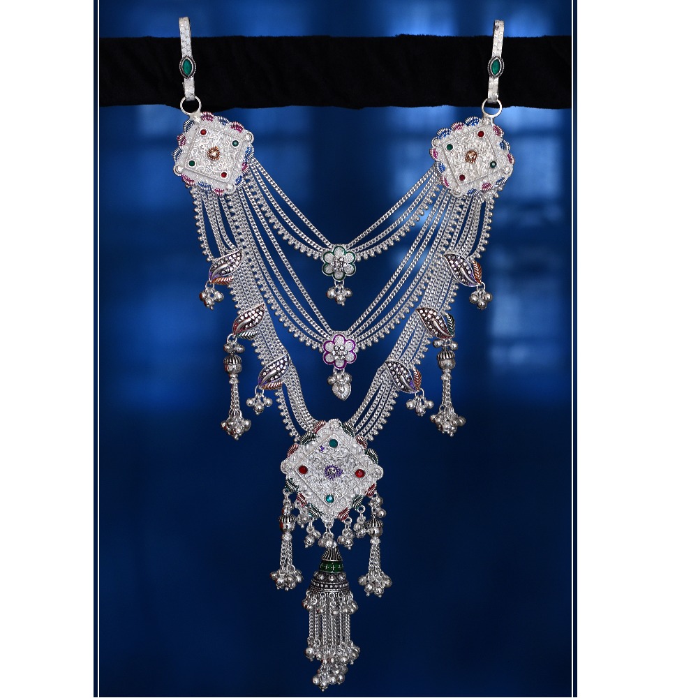 SILVER TRIPLE CHOKERS JUDO