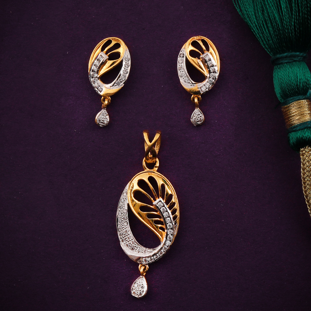 22K CLASSIC PENDANT SET