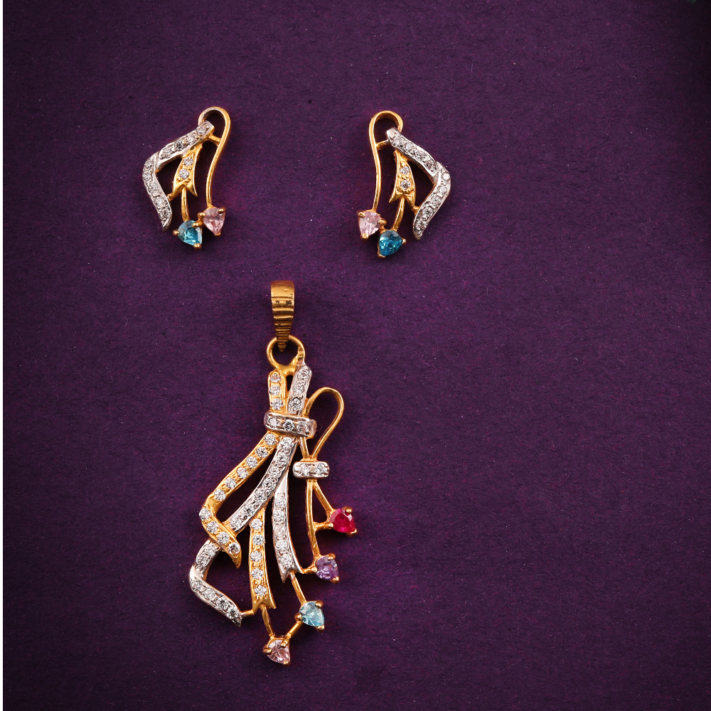CZ PENDANT SET