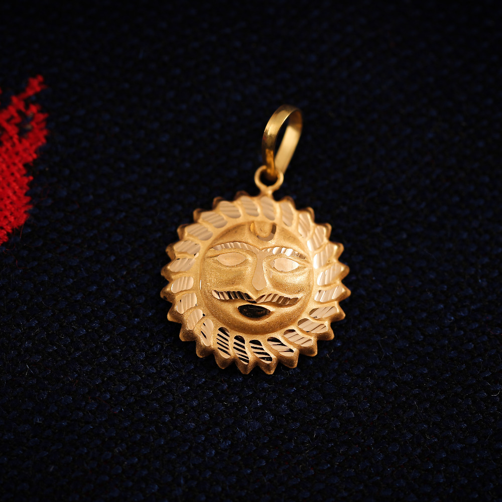 18K SURYA PENDANT