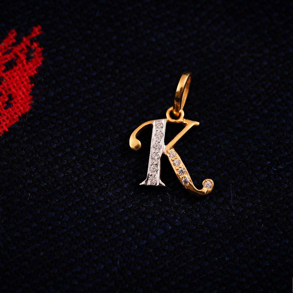 22K ALPHABET PENDANT