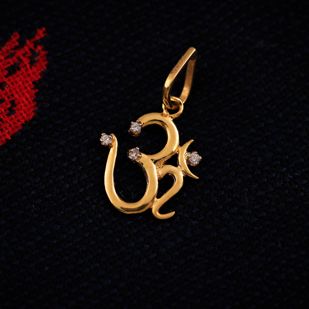 22K OM PENDANT