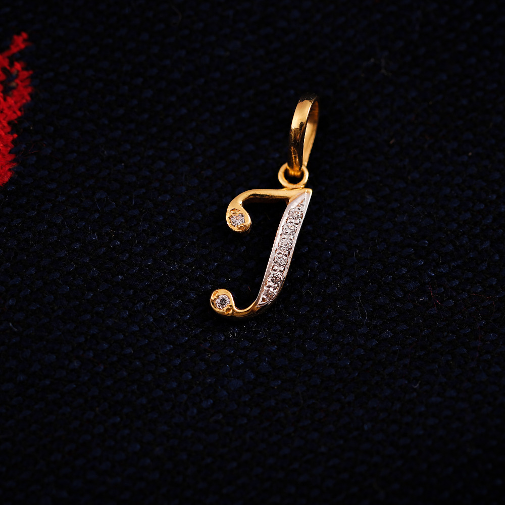 22K ALPHABET PENDANT