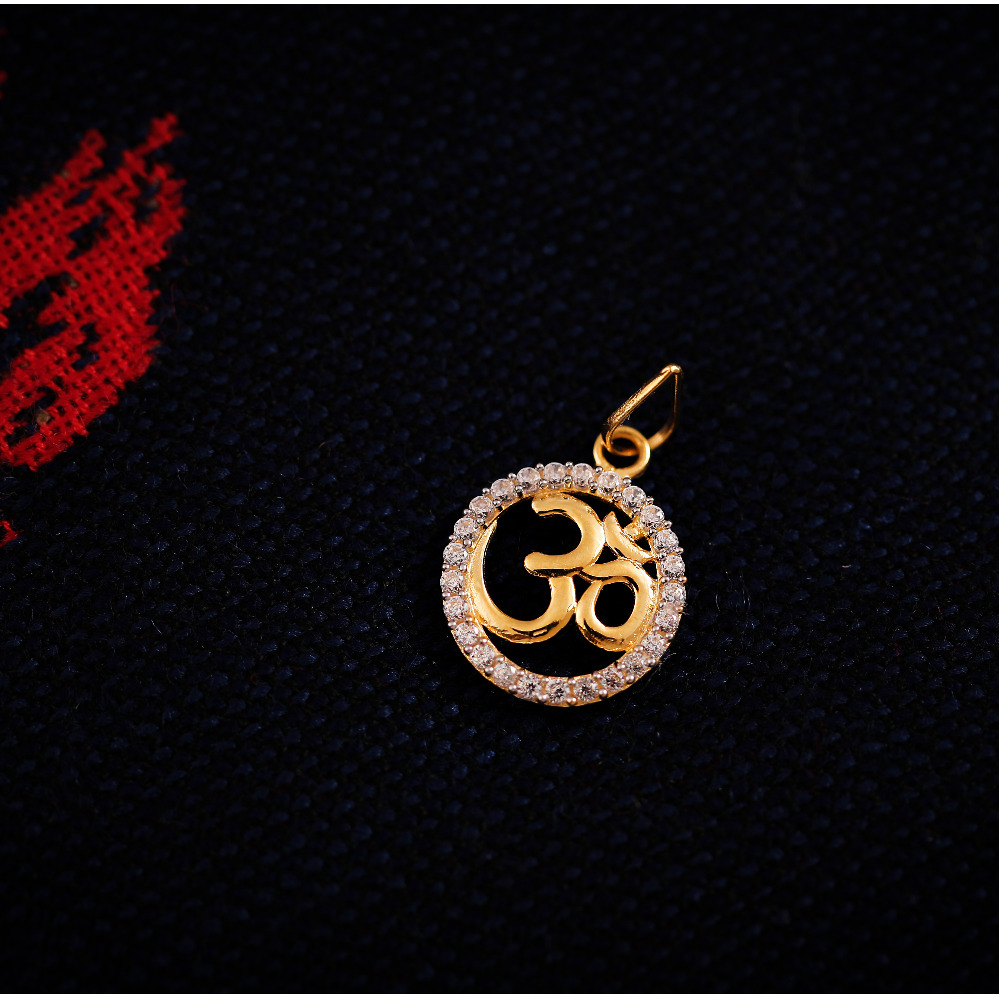 18K OM PENDANT
