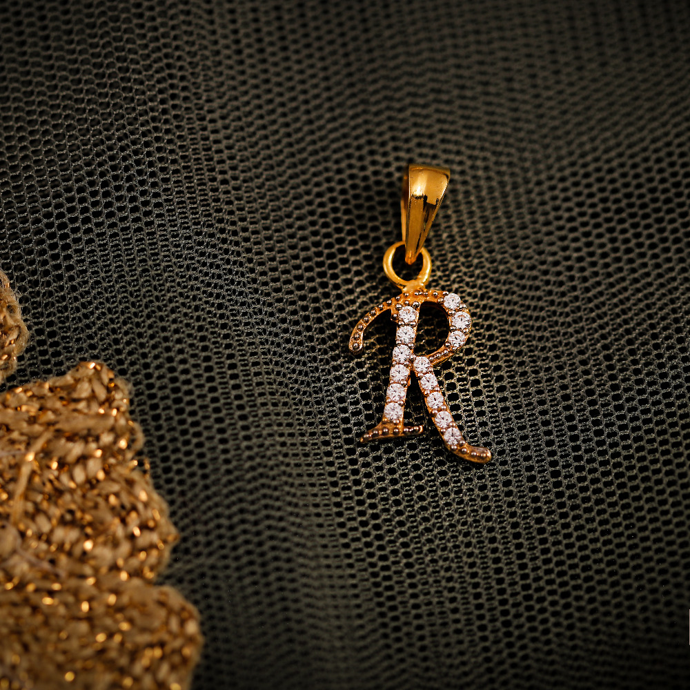 22K ALPHABET PENDANT