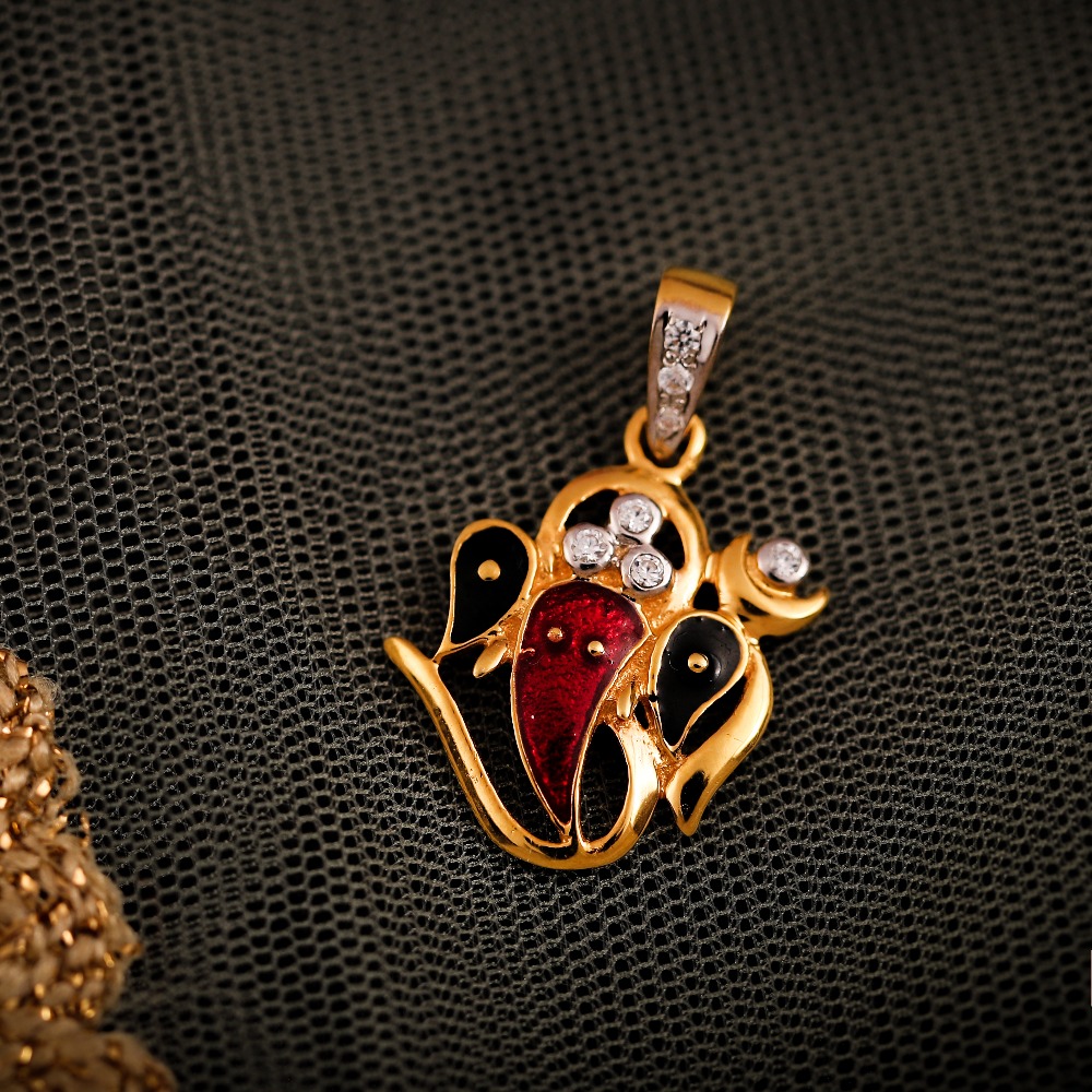 22K CLASSIC GANESH PENDANT