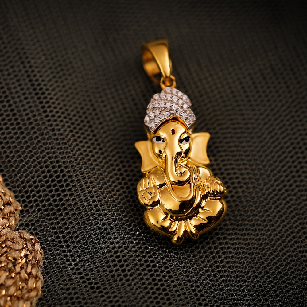 18k ISHATA ganesh pendant