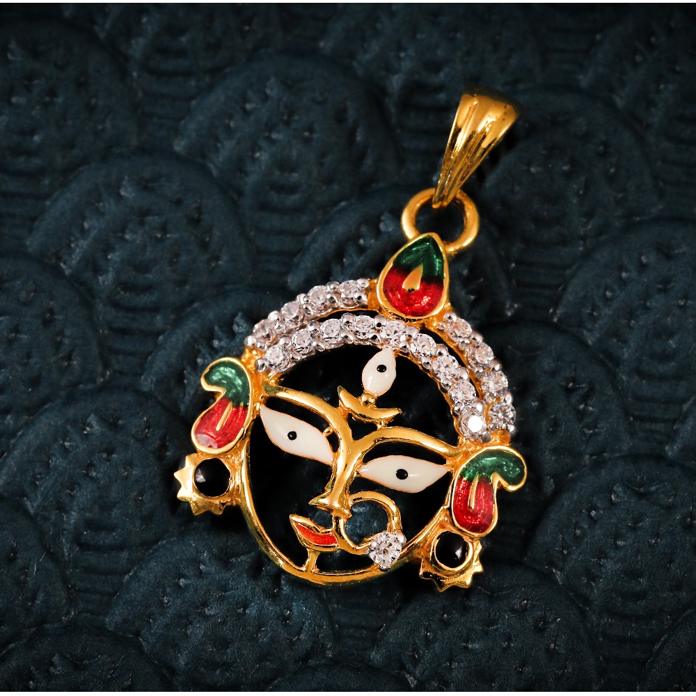 22K CZ CLASSIC MINA PENDANTS