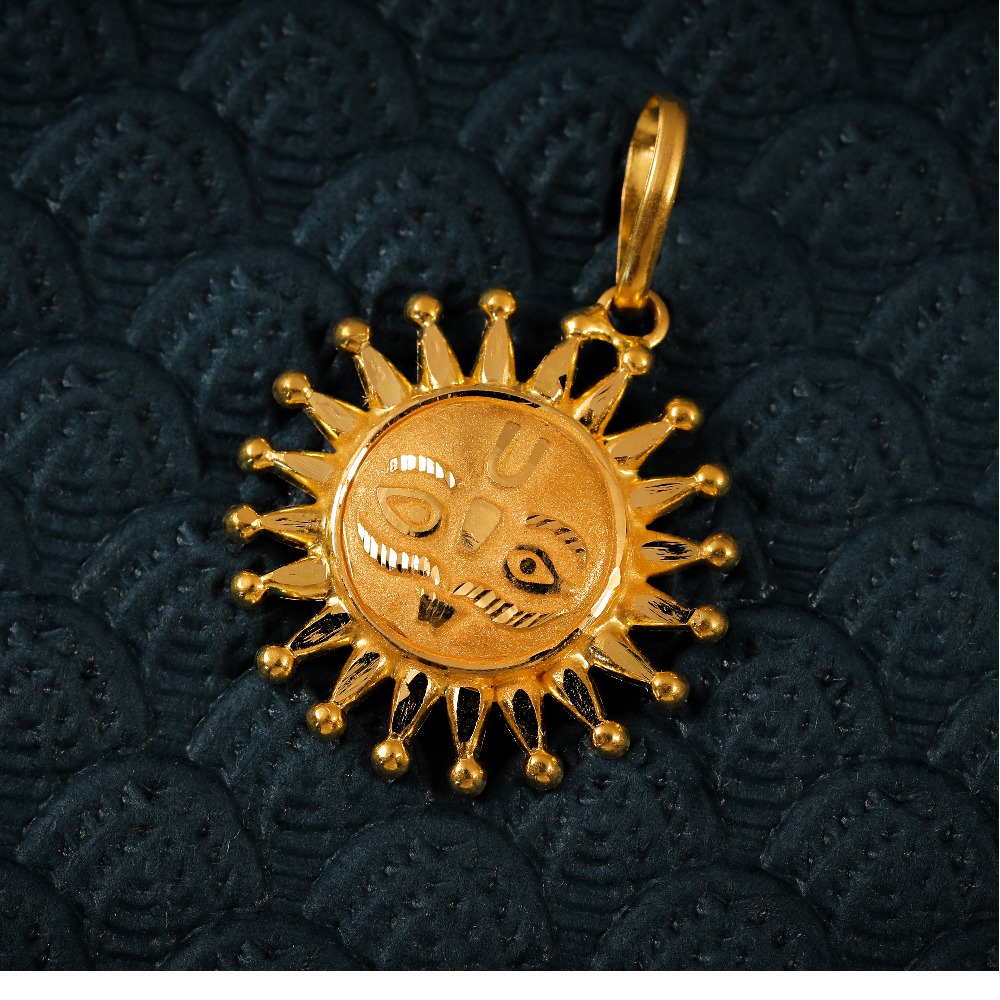 22K SUN PENDANTS