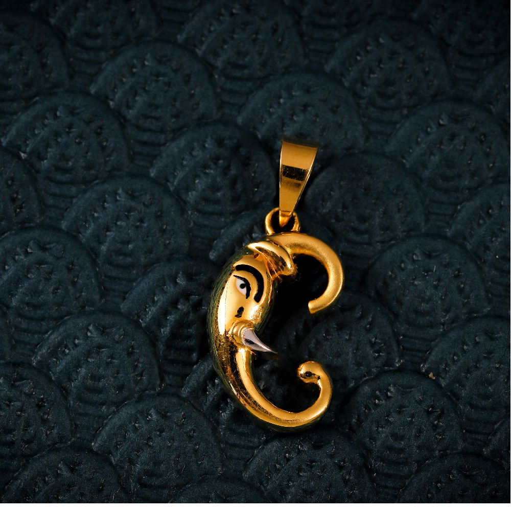 22K CZ GANESHJI