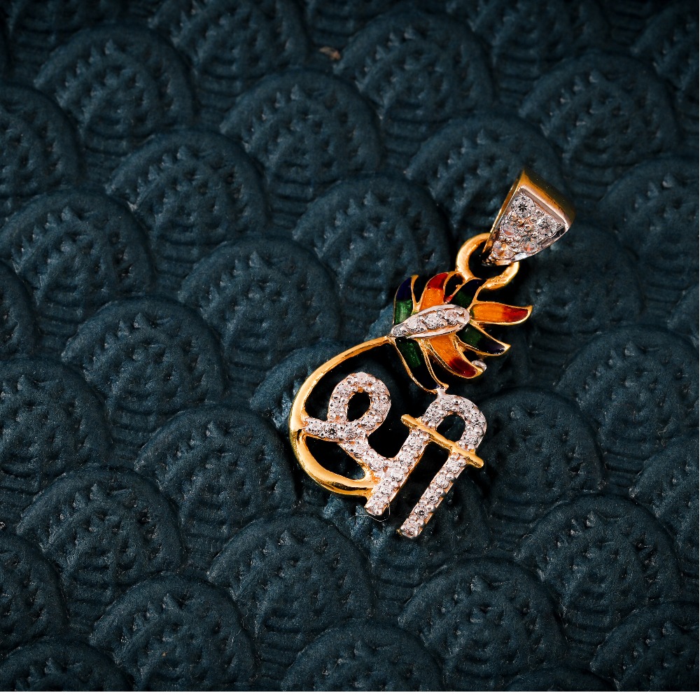22K CZ KRISHNA PENDANTS